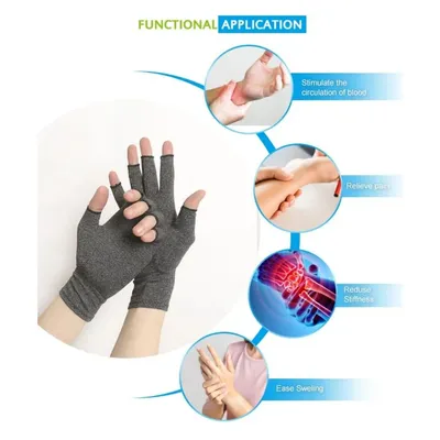 Reduce Hand Swelling and Stiffness Mild Arthritis Compression Gloves for Long-Term Labor Hand Protection