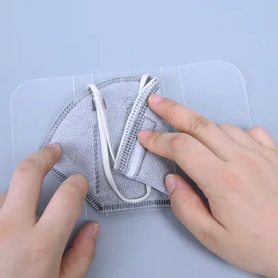 Cheap Reusable Eco Friendly PP Facemask Storage Box Mask Clip Folder for Outdoor