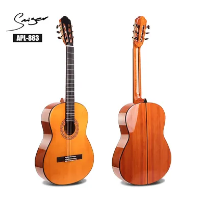 39 Inch Flamenco Guitar with Solid Spruce Top for Wholesale