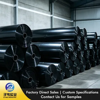 Factory Supply HDPE Geomembrane Waterproof Pond Liner ODM Thickness Anti-Seepage Membrane