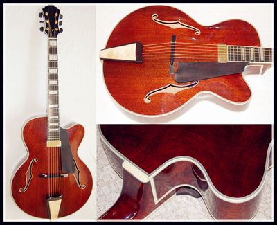 Mahogany Cutaway Jazz Guitar (YZ-19A)