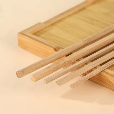 Food-Safe Carbonized Bamboo Strips - Tailored Length and Shape Customization