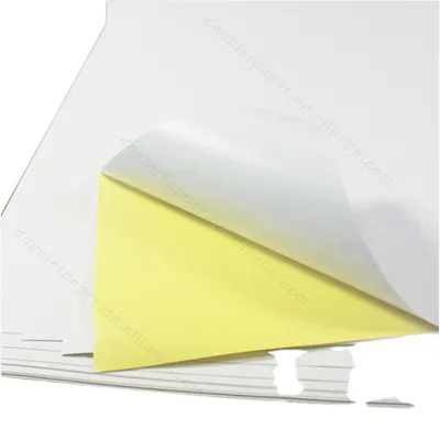 Total 180g Cast Coated Paper Glassine Sticker Paper