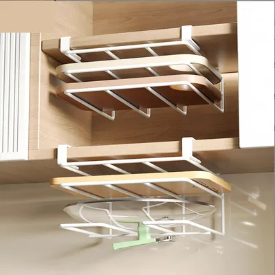 New Assembled Cupboard Hanger Rack Multifunctional Chop Board Organize Rack