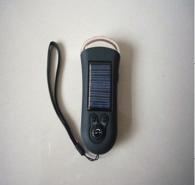 LED Flashlight Dynamo Hand Crank Flashlight Radio