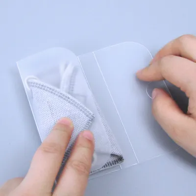 Factory Price Face Masked Transparent Plastic Holder