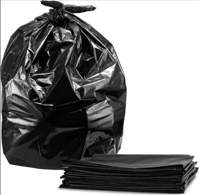 Durable Garbage Bag Heavy Duty Plastic Flat HDPE Trash Bag
