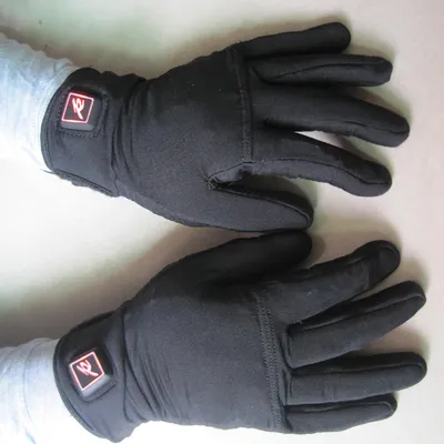 12V Battery Motorcycle Heating Glove Liner with Three Level Button Control Unisex