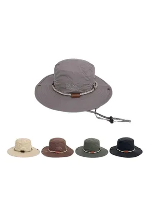 New Fashion Large Brim Waterproof Camping Bucket Hat Outdoor Sun Protection Climbing Fisherman Hat
