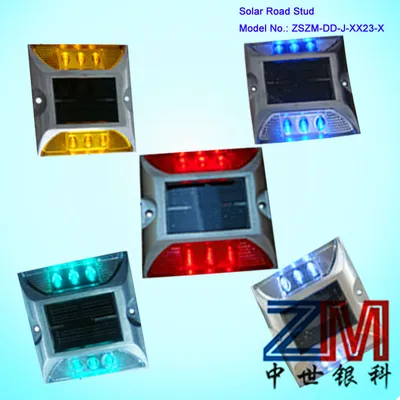 Aluminum Alloy LED Solar Road Stud / Marker / Cat Eye