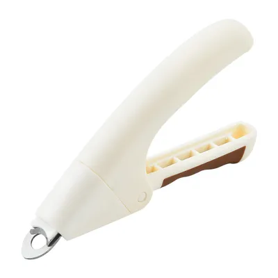 Soft Handle Stainless Steel Pet Nail Cutter Dog Cat Nail Clipper with File Pet Brush