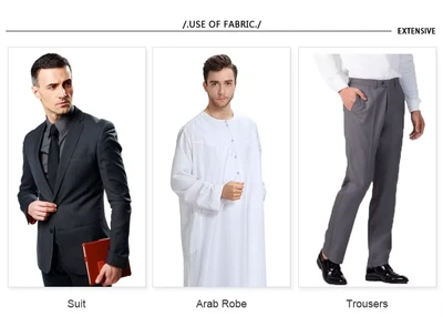 Soft Touch Anti Wrinkle Toyobo Suiting Fabric: 80% Polyester 20% Viscose