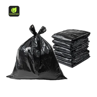 Heavy Duty Contractor Garbage Bags 13 Gallon, Large Black & Biodegradable Biohazard Trash Bags for Commercial/Home Use