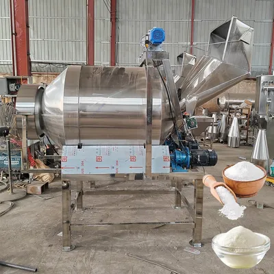 Factory Sale Rotary Mixer Equipment Stainless Steel Mixing Machine Durable Laundry Detergent Powder Drum Mixer Mixing Machine