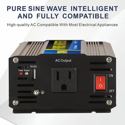 300W Cigarette Lighter12 Volt Plug in Adapter for Car 110V 220V Output