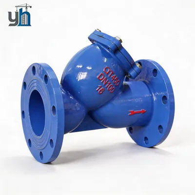 Flanged End Y-Type Strainer Ductile Iron Pn16 for Water/Oil/Gas