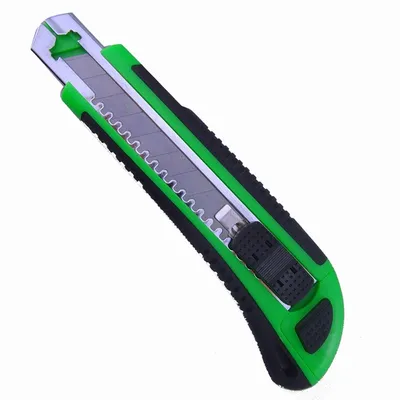 18mm Green Auto Loading 3 Blades Utility Knife