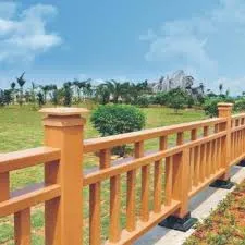 Eco-Friendly Wood Plastic Composite Fence and Railing for Garden