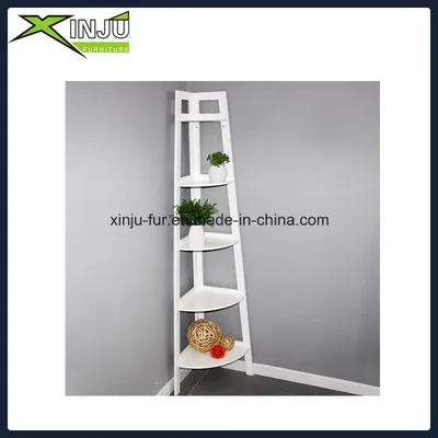 5 Tier Wooden Corner Rack with Nc Painting