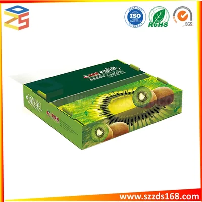 Fruit Packing Corrugated Color Gift Box with Window