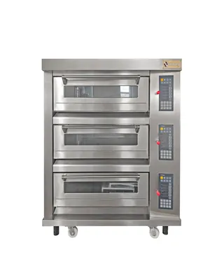 Zippy European Series Commercial Deck Oven Electric Gas Bakery Baking Oven for Bread Cake Pizza Pastry