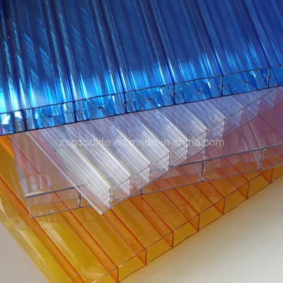 4~20mm Good Life Polycarbonate Multiwall Hollow Sheet for Sky Light
