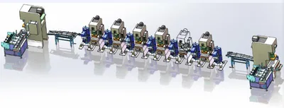 Automatic Intellingent Stamping and Punching Robot for Tin Box/ Hareware/