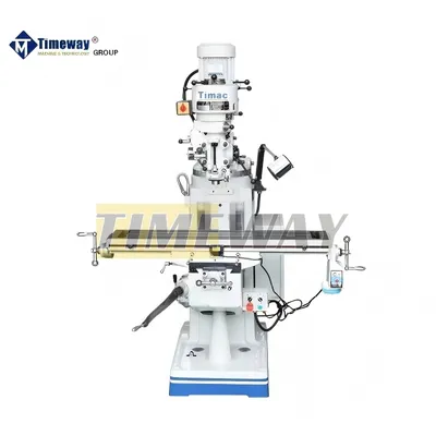 M250b Turret Milling Machine with Swivelable Mill Head