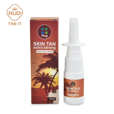 Custom Hug Wholesale Price Private Label 10ml Bronzing Darker Tanning Nasal Spray