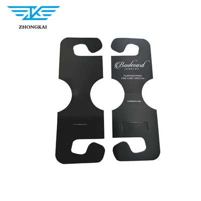 Fashion Jewelry Set PVC Materials Pendant Necklace Earring Packaging Display Card