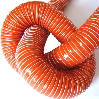 High Quality Textile Braided Lightweight Aramid Fabric Reinforced Silicone Hose 102mm