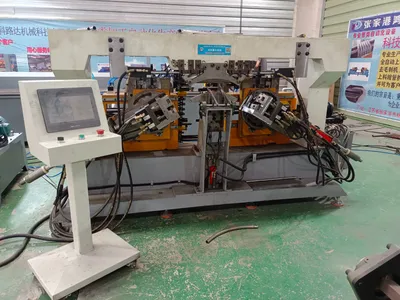 Metal Arch Wedding Wrought Iron Arch Background Bracket Manufacturing Equipment, Fully Automatic Shrink Pipe Bending and Punching Machine