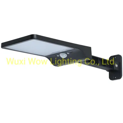 Solar Lamp Wall Lamp Remote Control 5 Gear Brightness Adjustment Human Body Induction 56LED Lamp