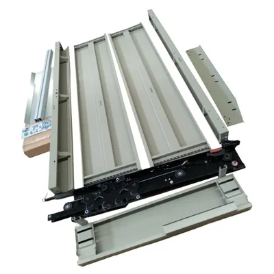 Flat Smooth Surface Custom Elevator Landing Door for Factory Workshop Freight