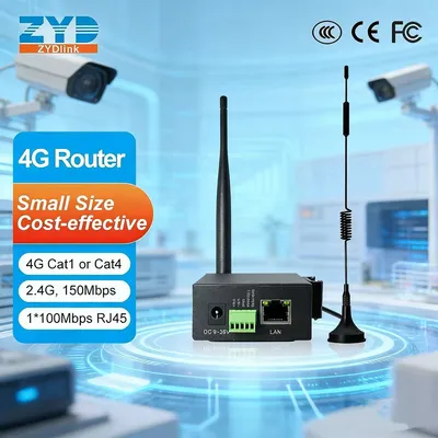 Metal Case 4G LTE Wireless Industrial Router for Industrial Monitoring Site