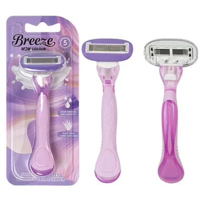 Custom Color Women's Shaving Razor - Ideal for Travel and Hotels