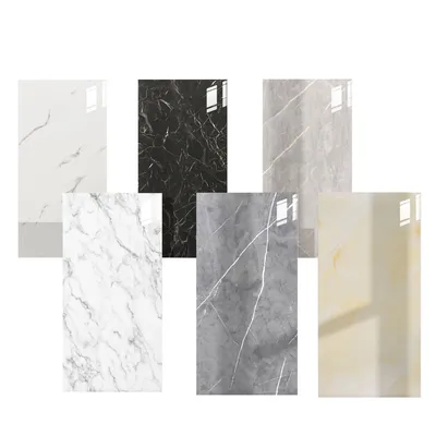 Minimal Mirror Texture WPC Wall Panel for Modern Residential Interior Cladding