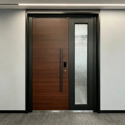 China Factory Custom Steel Front Entry Door Exterior Security Gate Armored Entrance Metal Door for Modern House