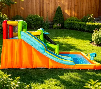 Bulk Order Custom Inflatable Water Slide Castle for Kids