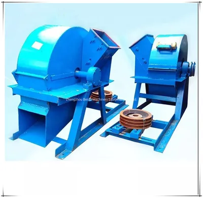 Wood Log Olive Husk Wood Waste Branch Crusher Sawdust Crusher