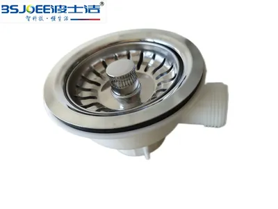 Pop up Stainless Steel Kitchen Sink Drainer with Overflow Head 110mm Factory OEM