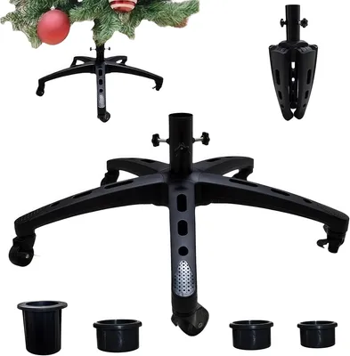 9 FT 5 Wheels Foldable Rolling Christmas Tree Stand