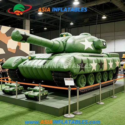 Junao a-09 Custom Tank High Simulation Inflatable Aircraft Fighter Cannon