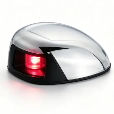 Xyal IP66 12V LED Boat Navigation Light, Red-Green Bi-Color Bow Light 2nm, ABS Plastic/Stainless Steel Optional