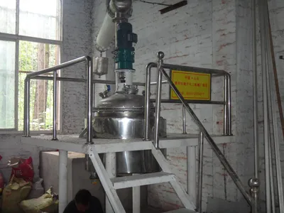 Stainless Steel Resin Reactor with Outer Jacket and Inner Coil
