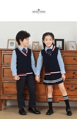 Factory Supply OEM Custom Primary Children High Kids Kindergarten School Uniforms