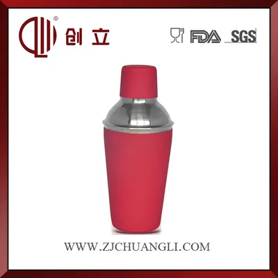 300ml Rubber Painted Stainless Steel Mini Cocktail Shaker