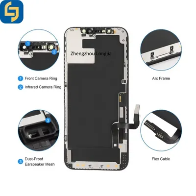 High Quality Hot Sell Jk Incell Mobile Phone Accessory Smart Phone LCD Screen for I Phone 17 16 15 14 13 12 11 PRO/PRO Max/Plus