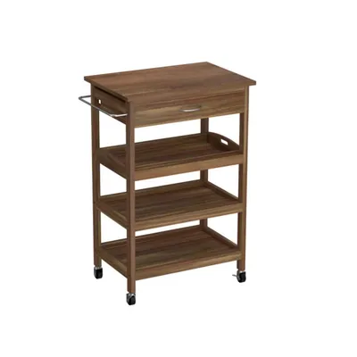 Wooden Restaurant Utility Cart