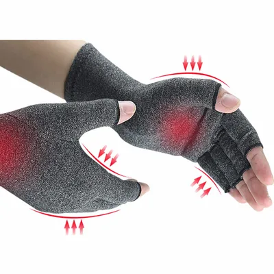 Arthritis Compression Fingerless Hand Gloves for Pain Relief